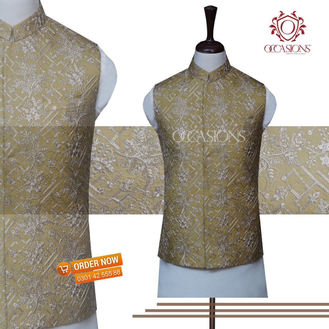 Royal Rose Gold Luxury Waistcoat Rose Gold