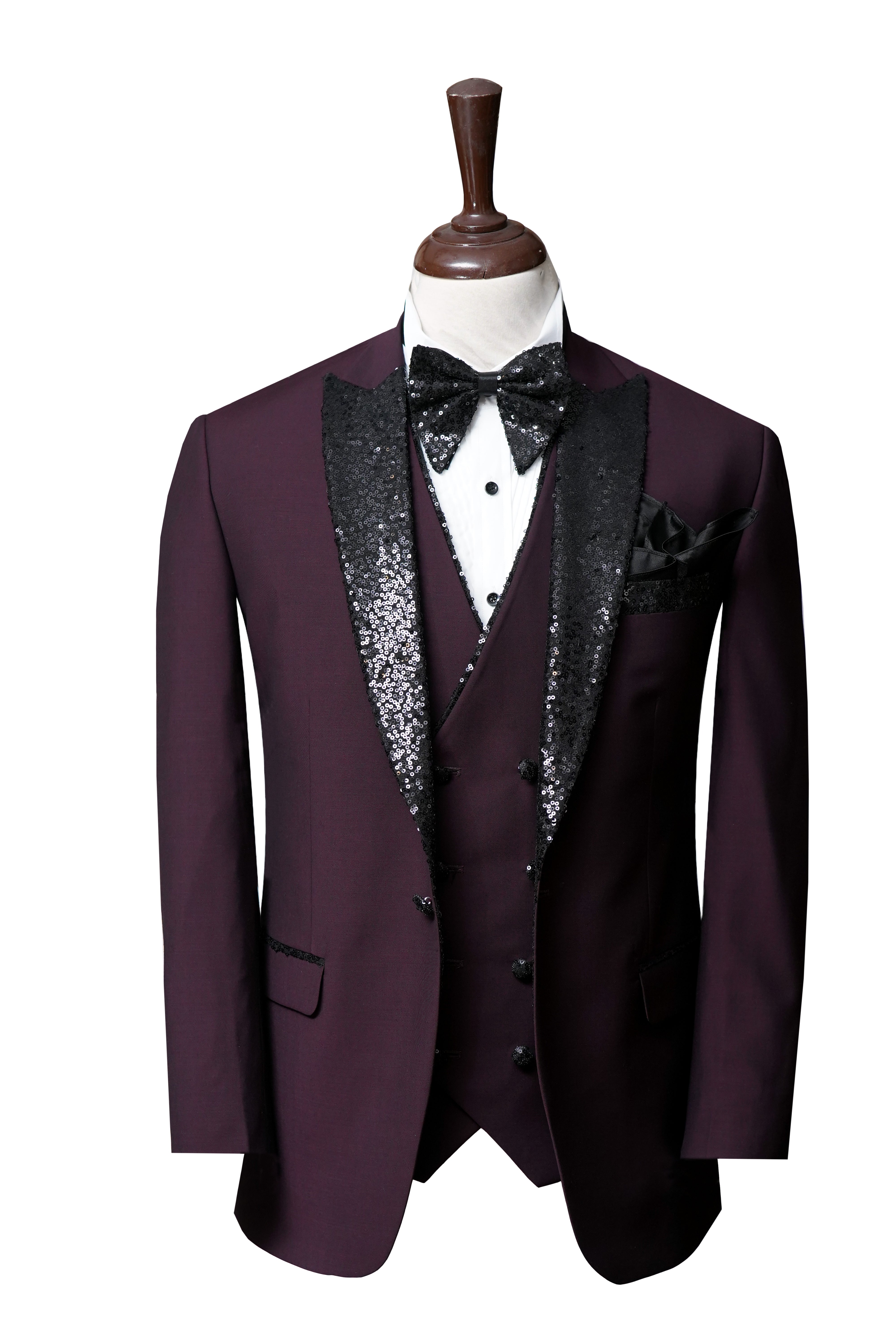 Maroon Burgandy Three Piece Suit Burgandy Maroon