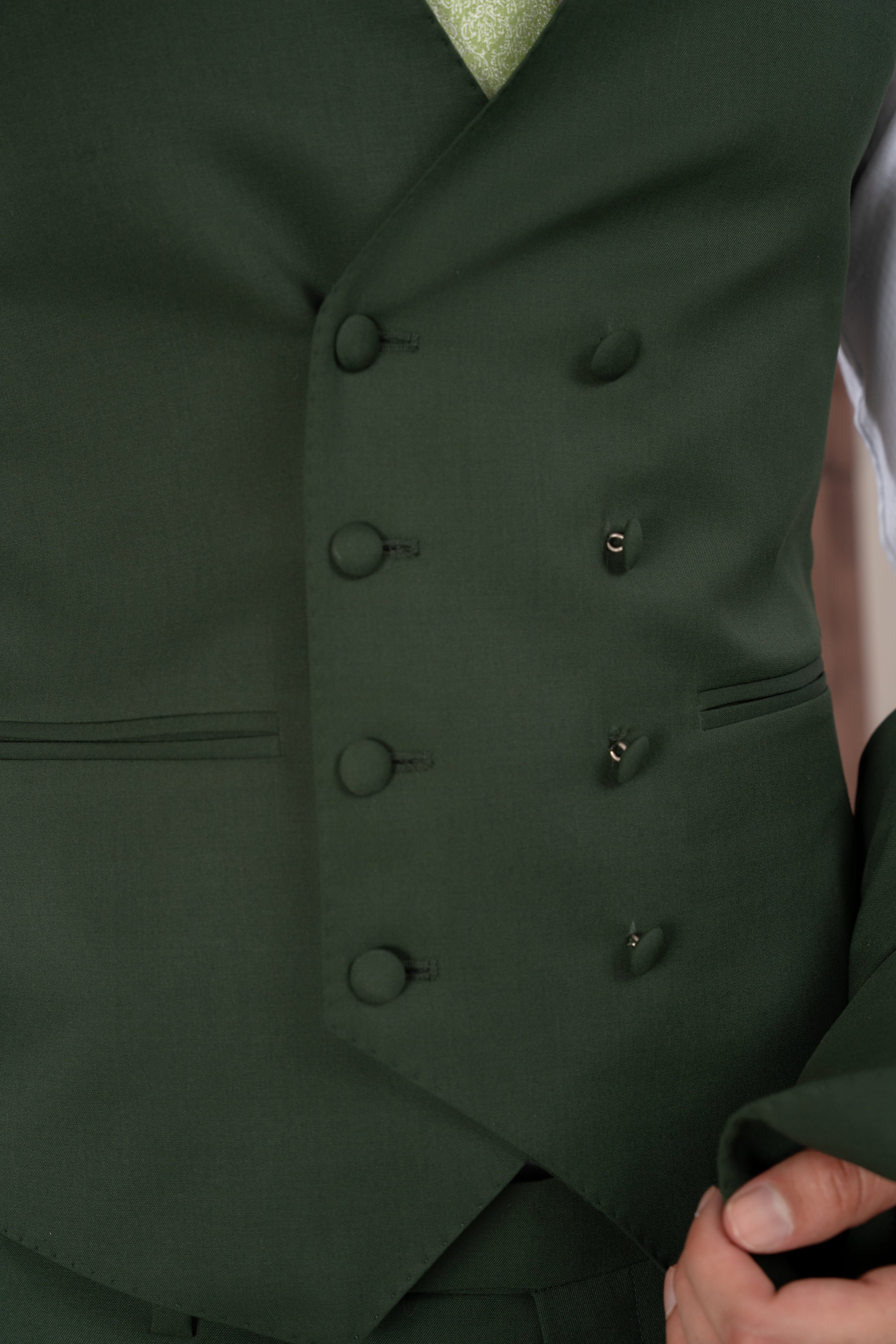 Magnificent Green Three Piece Suit