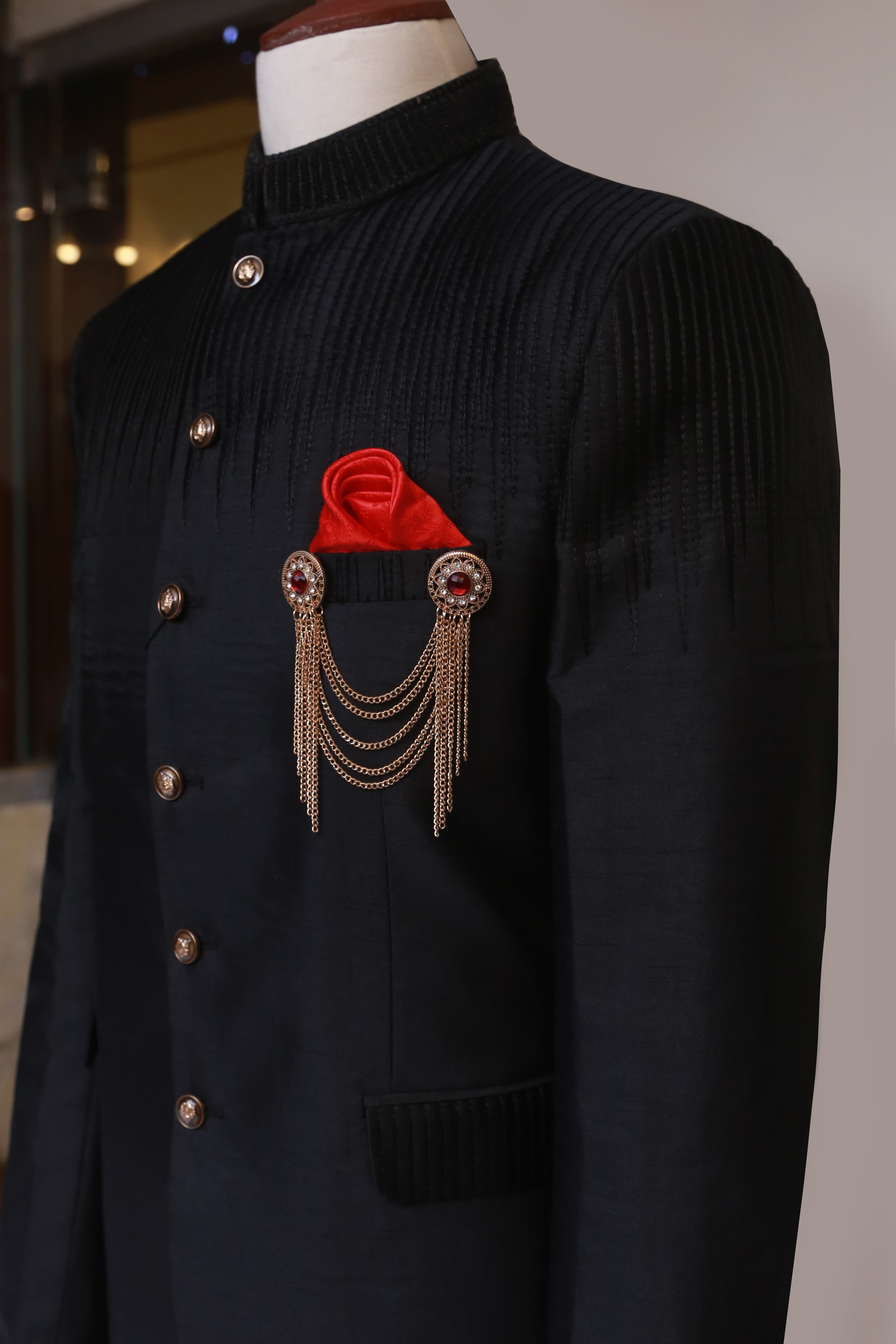 Magnificent Antique Black Prince Coat Black