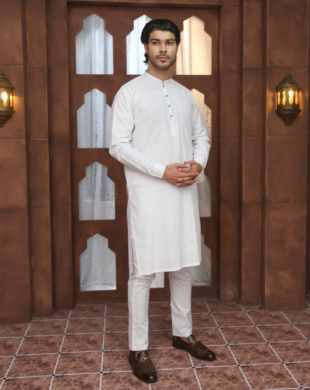 Royal Ivory Off White Kurta Pajama Off White Ivory