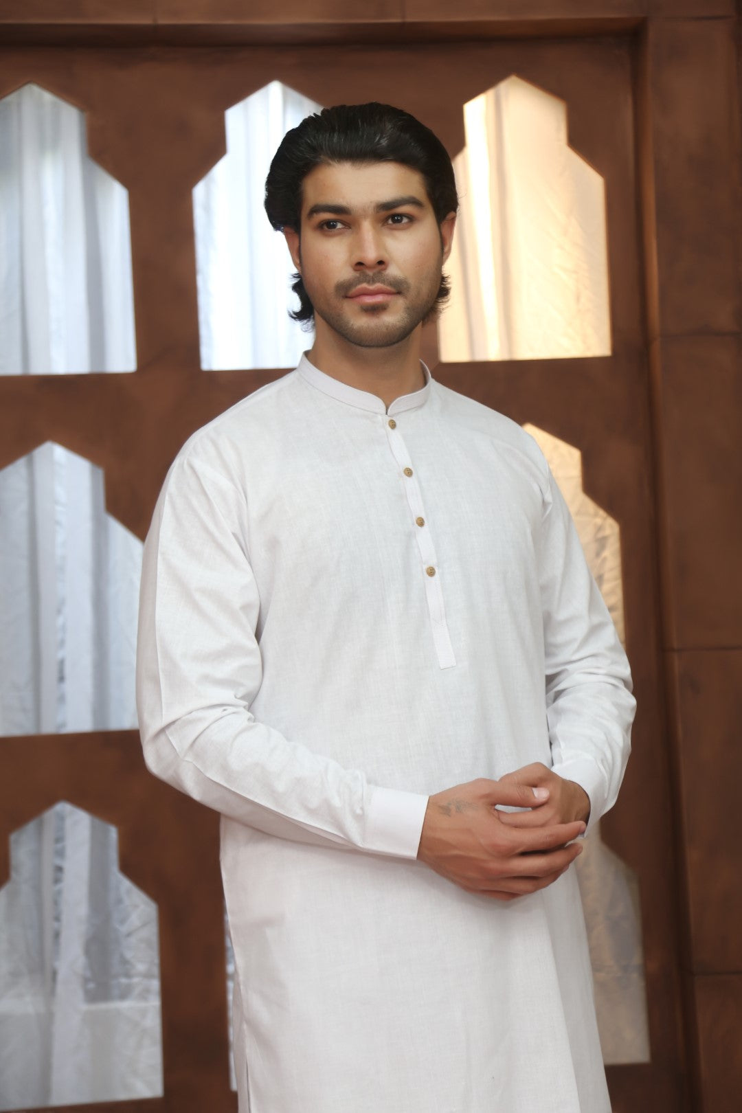 Royal Cotton White Kurta Pajama White